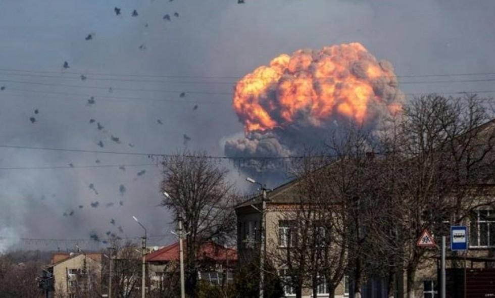 взрыв на складе в Калиновке взрыв на складе в Калиновке