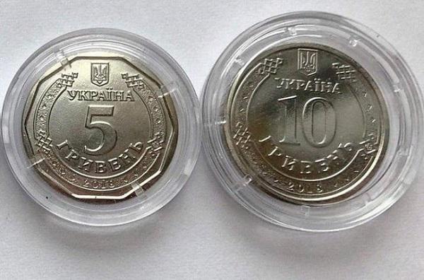 Новые монеты Украины