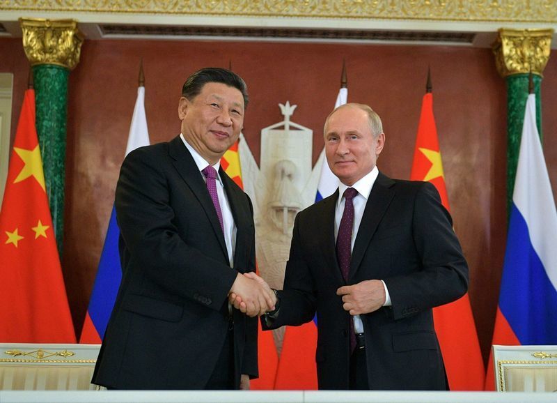 Президенты России и Китая