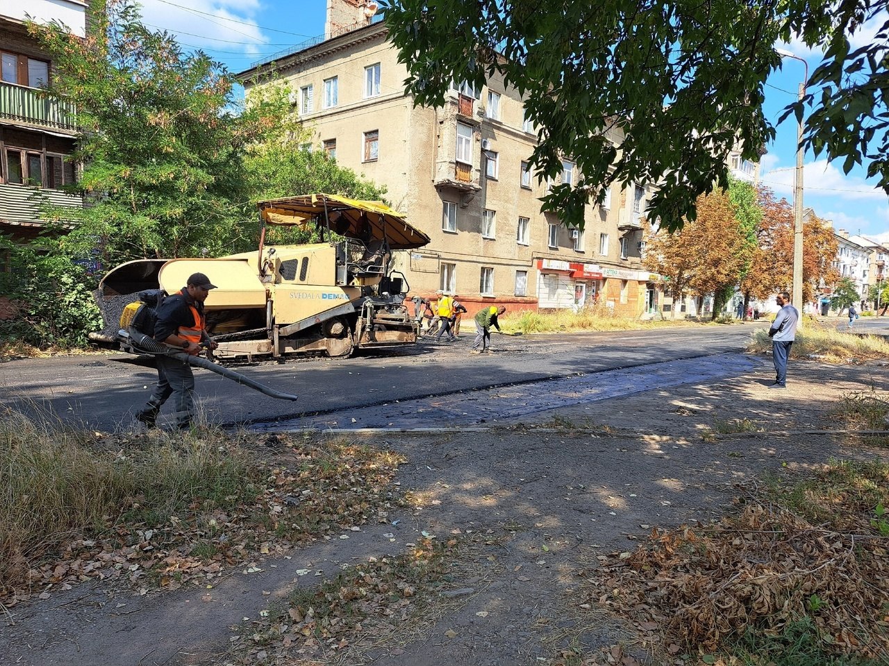 Ремонт дорог в Горловке