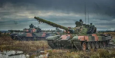 Польские танки PT-91 Twardy прибыли на Украину